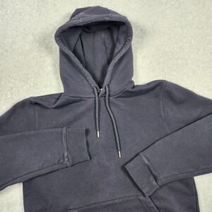 Norse Projects Hooded Sweatshirt Medium Navy Blue Classic VAGN Cotton Hoodie